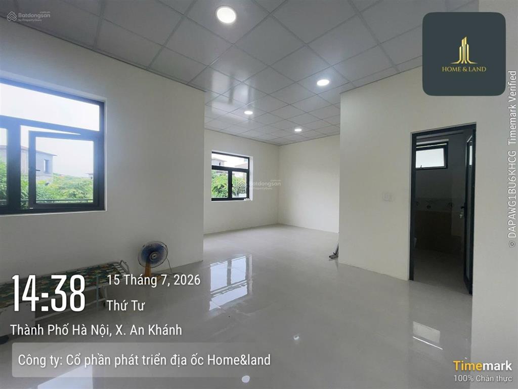 Cho thuê biệt thự căn góc song lập kđt vista nam an khánh