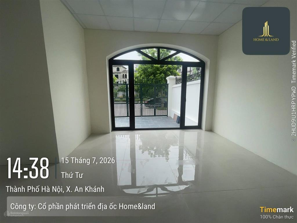 Cho thuê biệt thự căn góc song lập kđt vista nam an khánh