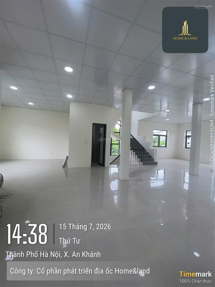 Cho thuê biệt thự căn góc song lập kđt vista nam an khánh