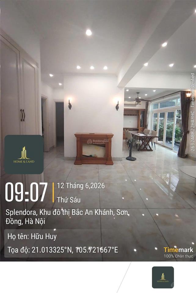 Cho thuê biệt thự 210m² tại mailand hanoi city giá chỉ 25 triệu/tháng