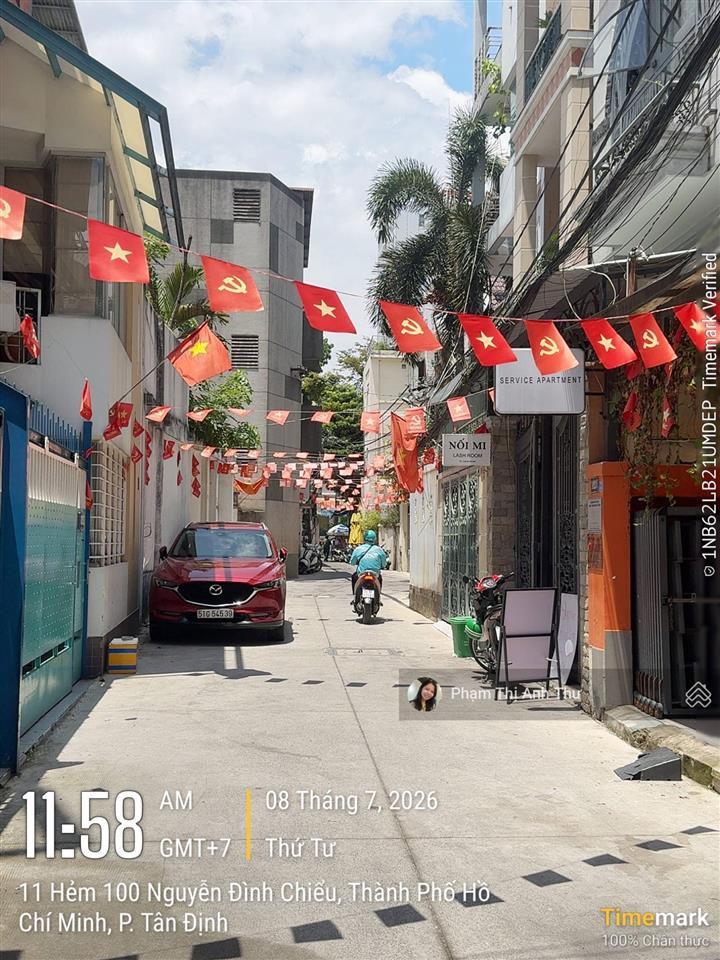 Quận 1  tòa chdv nguyễn đình chiểu (4.4x15.2m). hầm 6 tầng thang máy. dòng tiền 45tr/th. 21 tỷ tl