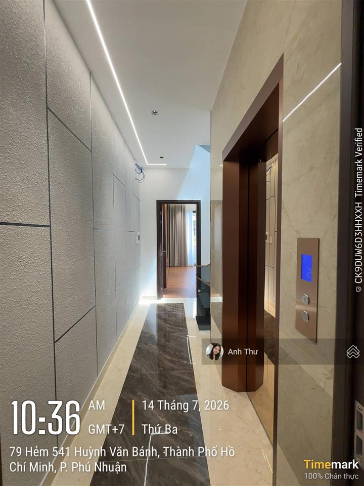 Nhà mới + thang máy! huỳnh văn bánh, p13, pn (4,35 x 13,8m) ~ 60m2, 4pn full nội thất, 18,5 tỷ tl