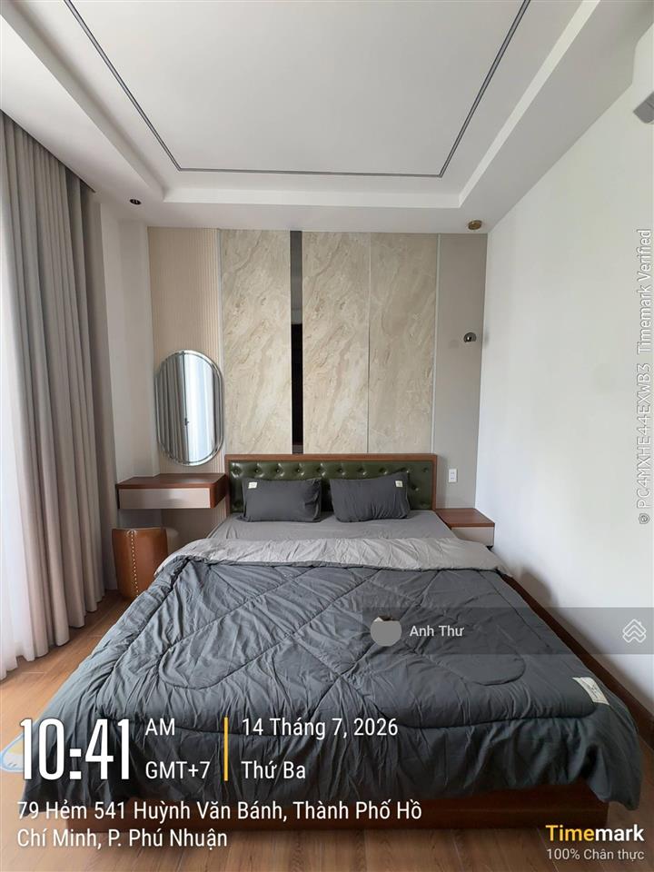 Nhà mới + thang máy! huỳnh văn bánh, p13, pn (4,35 x 13,8m) ~ 60m2, 4pn full nội thất, 18,5 tỷ tl
