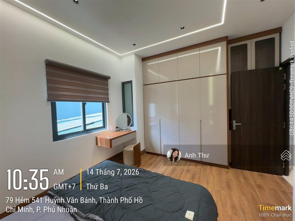 Nhà mới + thang máy! huỳnh văn bánh, p13, pn (4,35 x 13,8m) ~ 60m2, 4pn full nội thất, 18,5 tỷ tl