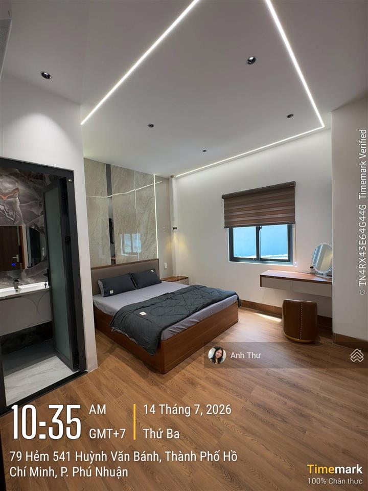 Nhà mới + thang máy! huỳnh văn bánh, p13, pn (4,35 x 13,8m) ~ 60m2, 4pn full nội thất, 18,5 tỷ tl