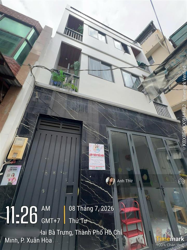 Giảm 3 tỷ bán gấp! nhà hai bà trưng ngay chợ tân định (6x14,5m) 4 tầng 8chdv 70tr/th chỉ 14 tỷ tl