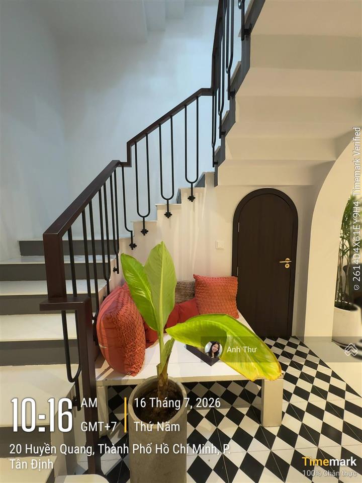 Nhà đẹp, ở ngay thạch thị thanh q1 (4,1x18,4m)~71m2, 4 tầng phong cách địa trung hải giá 18,5 tỷ tl
