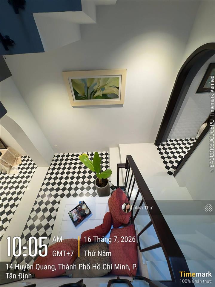 Nhà đẹp, ở ngay thạch thị thanh q1 (4,1x18,4m)~71m2, 4 tầng phong cách địa trung hải giá 18,5 tỷ tl