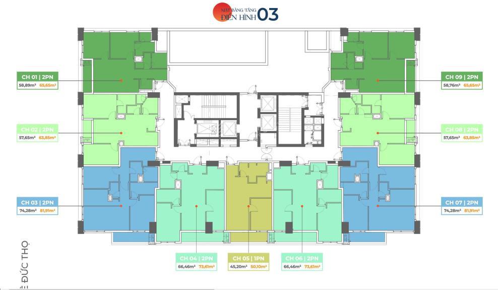 Bán căn hộ 2 phòng ngủ 68m2 khu vực biển mỹ khuê, đà nẵng giá chỉ hơn 3 tỷ thiết kế của nhật bản