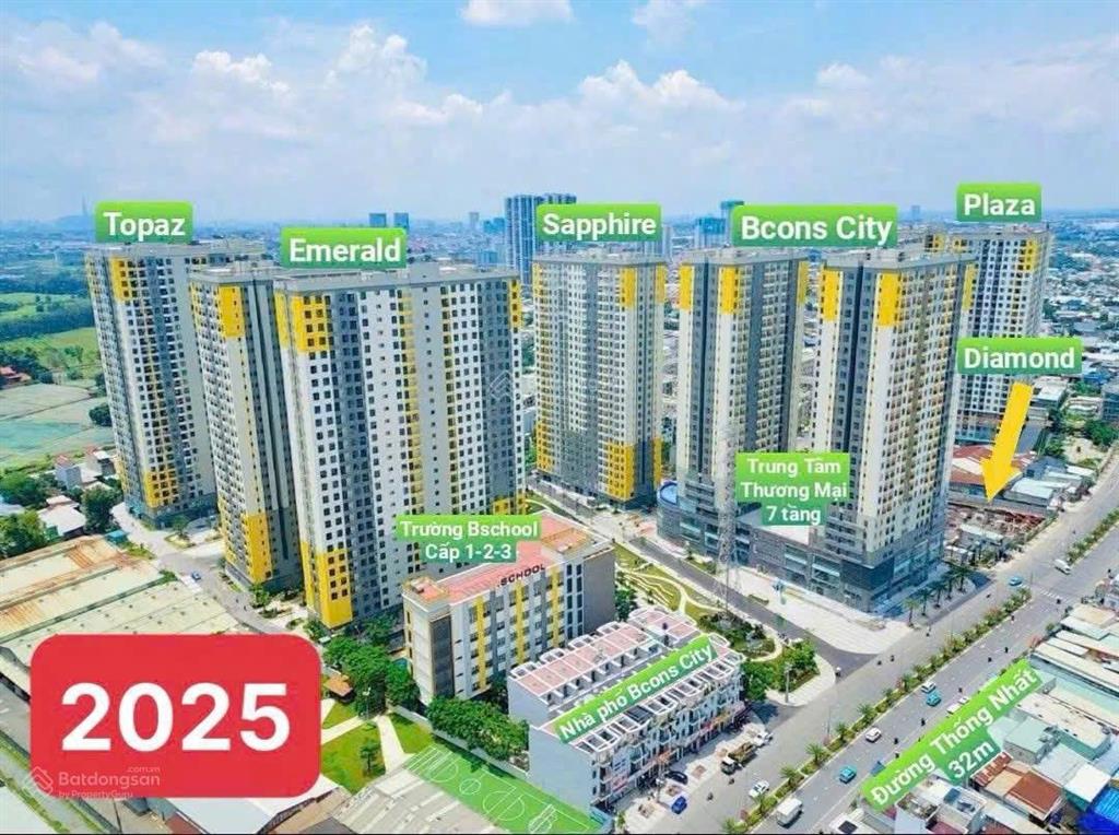 Cho thuê mặt bằng trung tâm thương mại tòa nhà bcons dĩ an bình dương