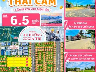ĐẤT NỀN THÁI CẨM – 200M² ĐẤT Ở ĐÔ THỊ TP. ĐÀ NẴNG GIÁ 6.5 TRIỆU/M²