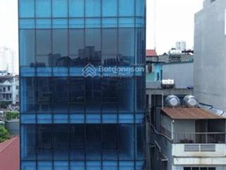 Bán toà văn phòng mặt phố 180m2 xây 9 tầng trung tâm hoàng mai, nhà mới, lô góc, vỉa hè rộng