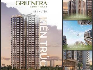 Greenera southmark em cần bán gấp căn 2pn 76m2 hướng bắc nhìn vào trung tâm thành phố giá cực đẹp