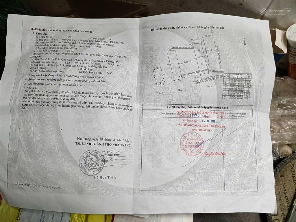 Nhà 3 tầng mặt tiền kinh doanh đường trần quý cáp trung tâm tp nha trang