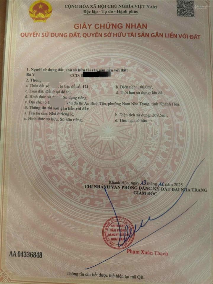 Bán nhà 4 tầng kdt an bình tân nha trang full nội thất đẹp