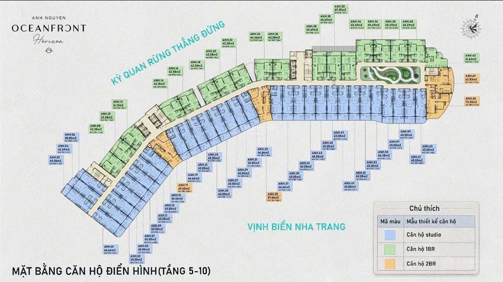 Dự án siêu đẹp căn hộ mặt biển nha trang sổ hồng lâu dài horizon anh nguyễn