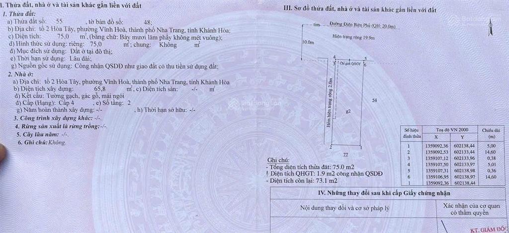 Bán căn góc mặt tiền điện biên phủ nha trang vừa ở vừa kinh doanh chỉ 8,3 tỷ