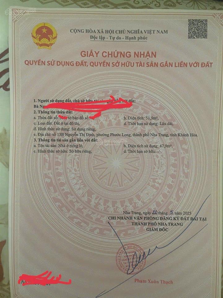 Bán nhà cấp 4 đường nguyễn thị định, thành phố nha trang, giá chỉ 5 tỷ 500
