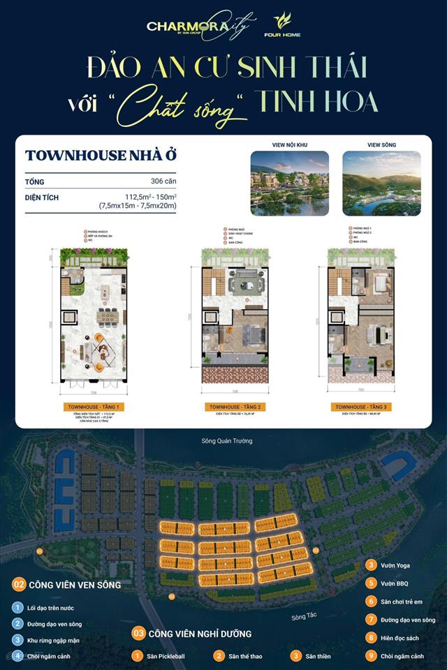 Chủ cần tiền bán rẻ hơn hợp đồng 500 triệu nhà liền kề charmora city (sun nha trang)