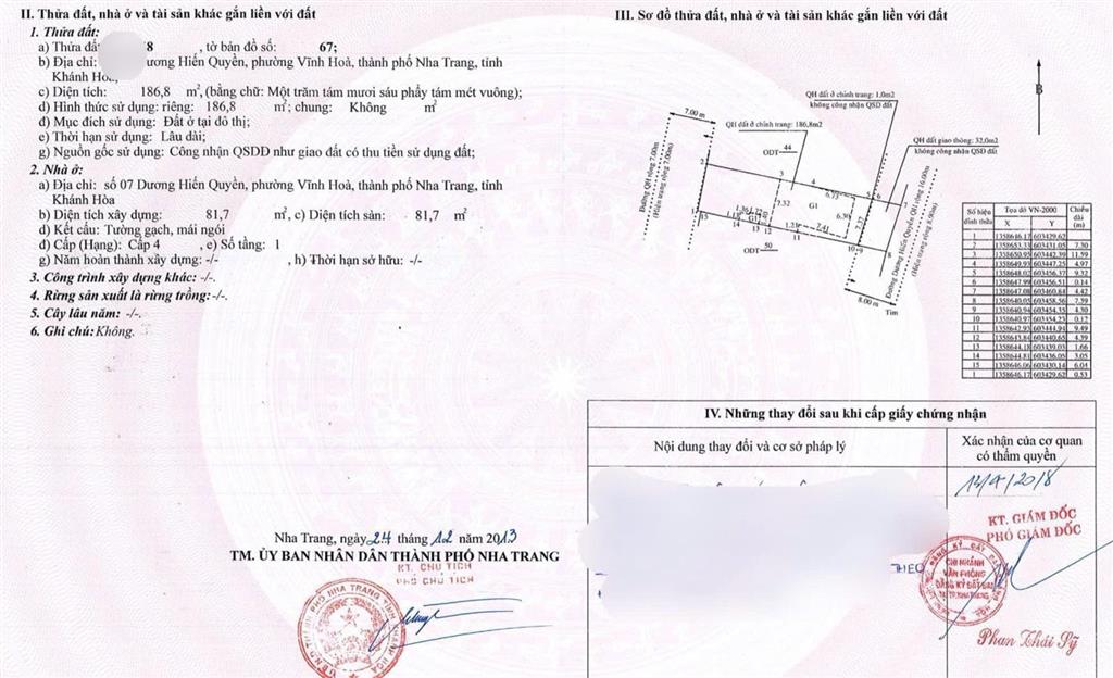 Siêu phẩm hàng hiếm đất 2 mặt tiền dương hiến quyền và phó đức chính siêu đẹp