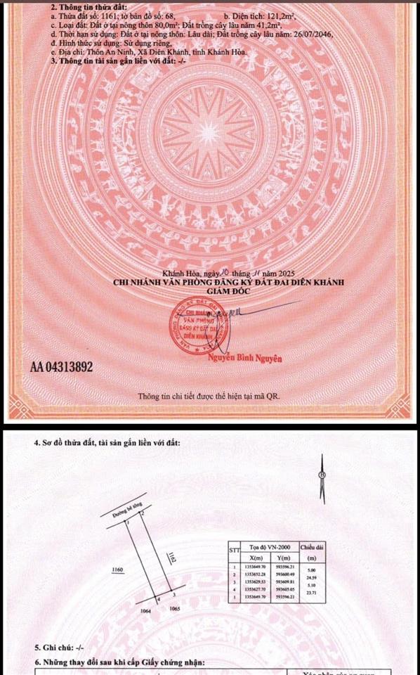 Bán đất diên an dân cắt bán giá chỉ 13tr/m2 đường oto thông 2 đầu