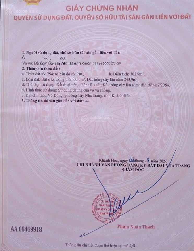 Bán đất võ dõng vĩnh trung ngang 12m quá đẹp