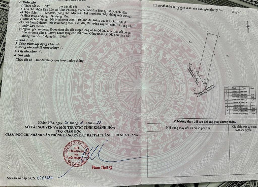 Đất đắc lộc vĩnh phương cách biển hòn chồng 7km