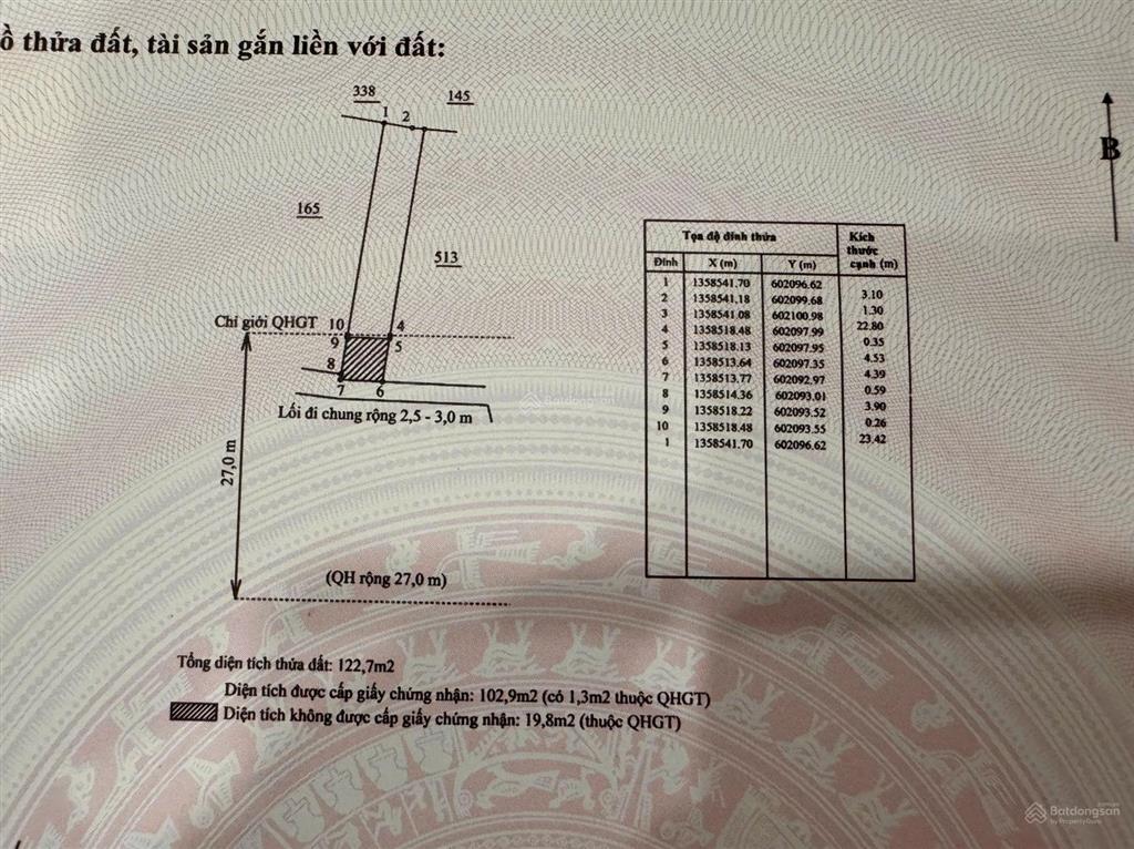 Đất vĩnh hải hẻm thông xe 3 gác phú xương, cách biển chỉ 1km