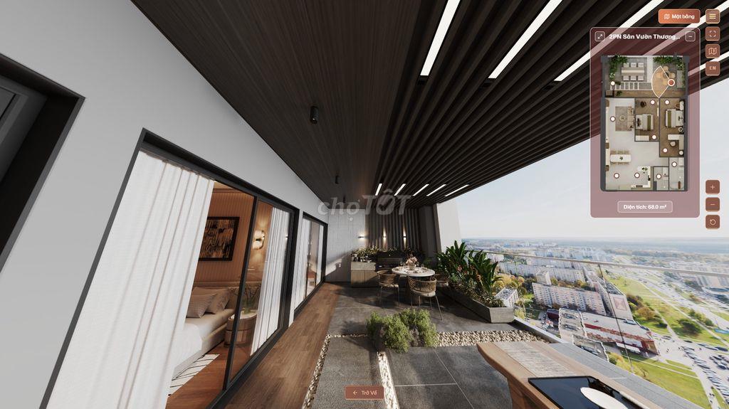 Căn hộ sân vườn 95m2 mặt tiền QL13 - Sát trục Phạm Văn Đồng Thủ Đức