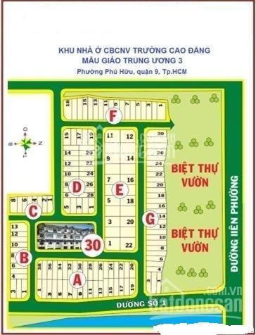 Lô đất dự án mẫu giáo trung ương 3, liên phường, phú hữu, quận 9 cần bán gấp
