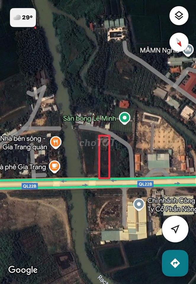 BÁN ĐẤT 2 MẶT TIỀN QL22B – GẦN KCN THẠNH ĐỨC, GÒ DẦU