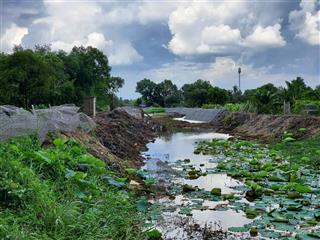 Bán đất mt kênh cây điệp, bình mỹ củ chi, 560m², 14.2x40m, view kênh mát mẻ, gần tl9 & vành đai 3