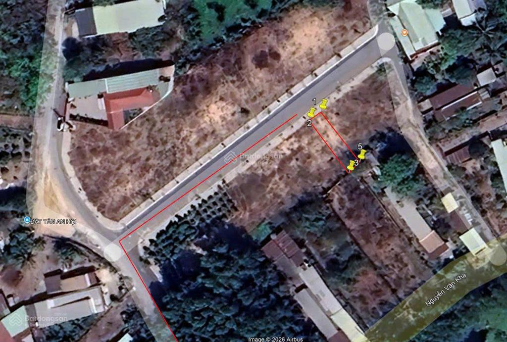 Bán đất xã tân an hội  củ chi, 1 sẹc 50m nguyễn văn khạ, 107m², 5x21m, thổ cư 100%, xây dựng ngay