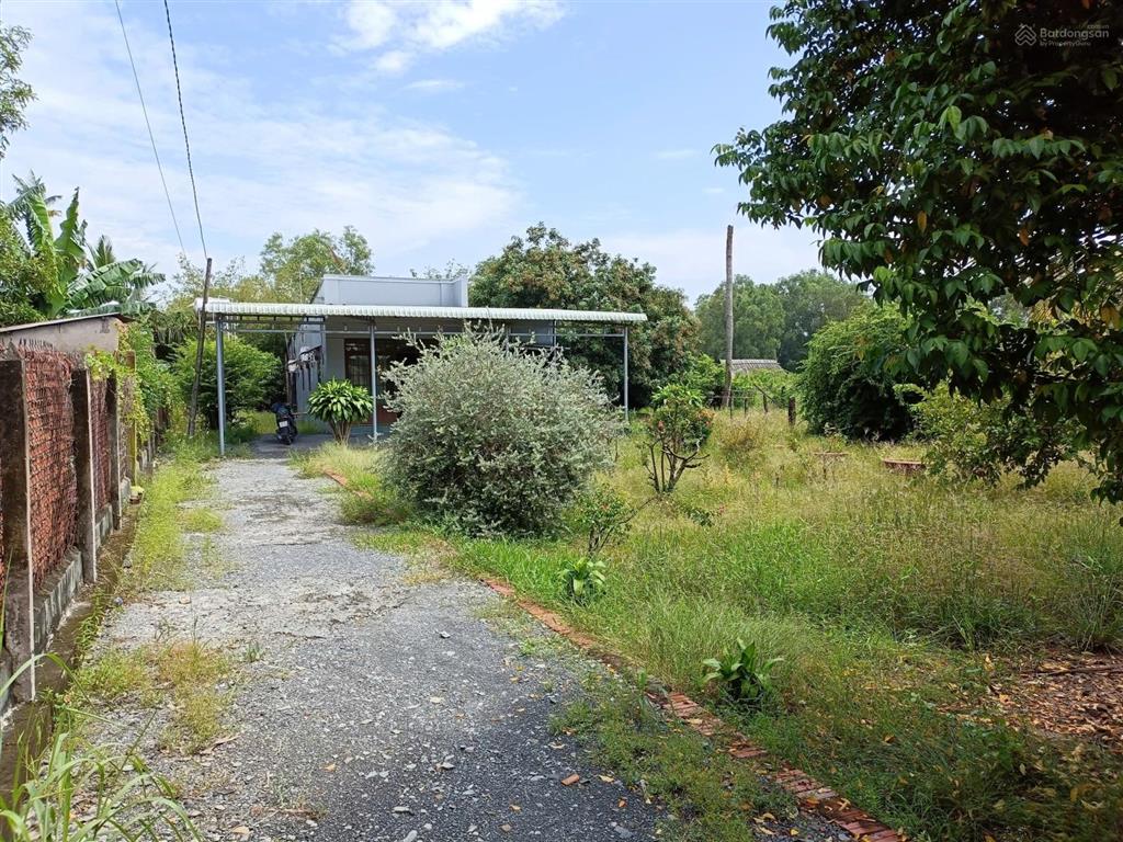 Bán nhà vườn phước thạnh củ chi, 23x44m, 1015m², 23x44m, thổ cư 300m², nhà cấp 4 mới đẹp mua ở ngay