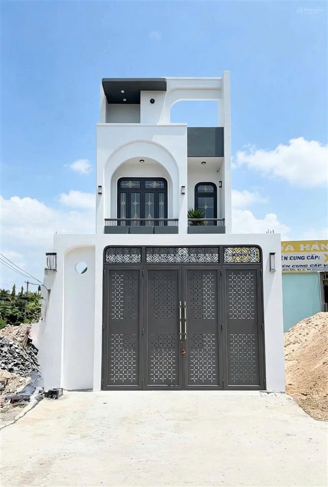 Bán nhà mặt tiền đường bàu giã, xã củ chi, nhà mới một trệt một lầu, tặng nội thất cao cấp, 4.35 tỷ