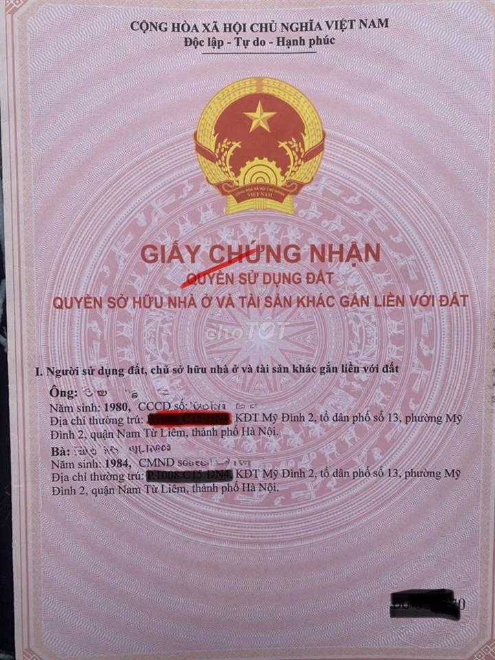 Bán LK tại OV10, khu đt Xuân Phương Viglacera đường 70