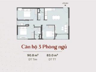 Chính chủ bán căn 3pn  82m2 z34 hướng đông nam view hồ trung tâm  bàn giao full nội thất cao cấp