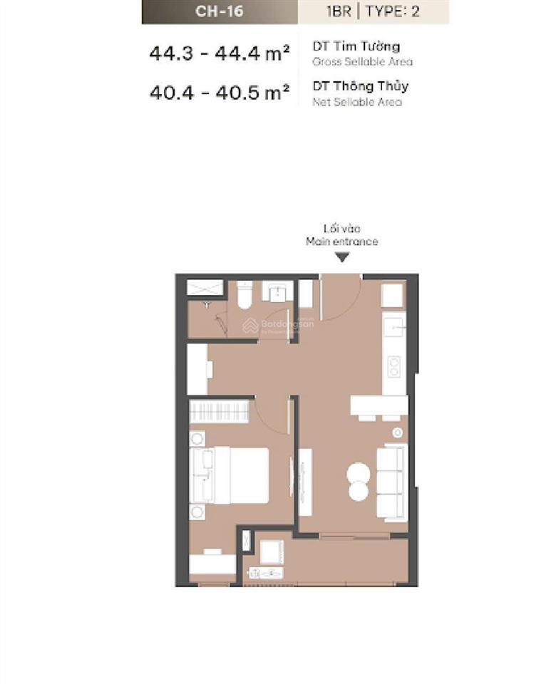 Chính chủ bán căn 1pn+ 41m2 ban công đông nam tầng trung miễn pdv 2 năm ân hạn gốc lãi đến 06/27