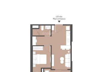 Chính chủ bán căn 1pn+ 41m2 ban công đông nam tầng trung miễn pdv 2 năm ân hạn gốc lãi đến 06/27
