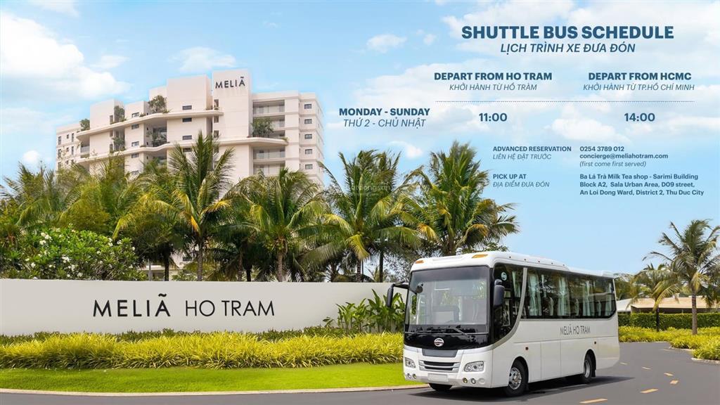 Bán lỗ condotel meliá hồ tràm, 3 tỷ, 47 m2 1 phòng ngủ đang kinh doanh