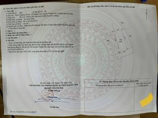 Thanh cao, bình minh, thanh oai, dt 80.3m2, mt 5.5m, 3 tỷ 7