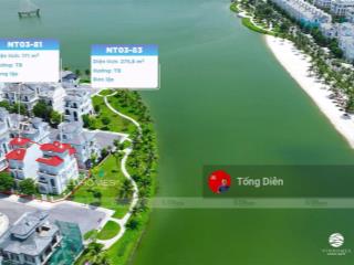 Tống diễn 0944 866 ***. bán cặp biệt thự ngọc trai đảo nhỏ, căn góc view hồ ++ ~300m2 lưu không