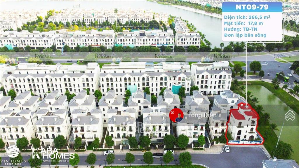 Tống diễn 0944 866 ***. bán bt đơn lập ngọc trai, giáp hồ hướng tây tứ mệnh