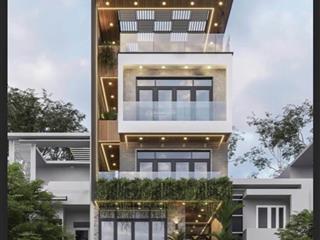 Nhà 4 tầng nằm trên mặt ngõ ô tô view hồ. dt 100m. mt 6.8m. chỉ 21 tỷ 250. tặng kèm thiết kế