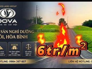 Chỉ 6tr/m sở hữu đất nghỉ dưỡng có mạch khoáng nóng tại kim bôi, hòa bình