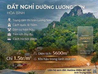 Chỉ 1,5tr sở hữu đất nghỉ dưỡng vip tại tiểu khu 3 thị trấn lương sơn, hòa bình