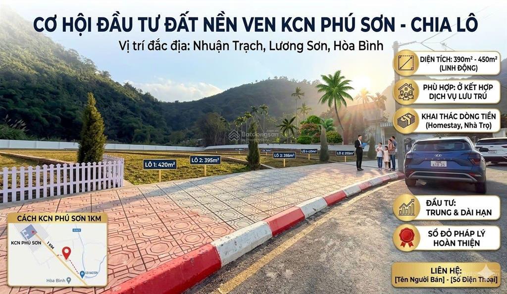Chỉ 5tr/m sở hữu đất nền ven khu công nghiệp nhuận trạch