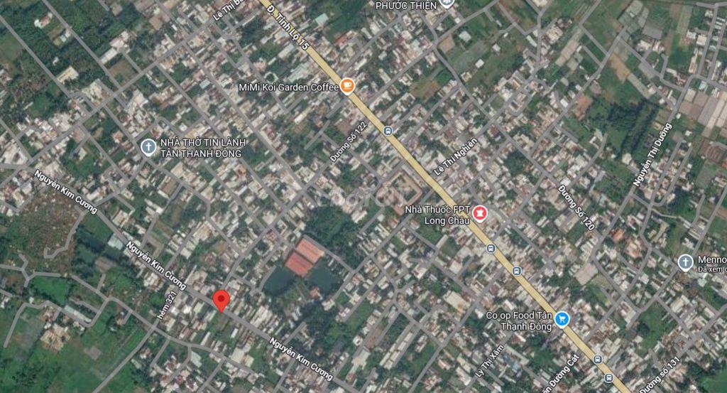 Lô đất mt đường Nguyễn Kim Cương, dt 627m2 full thổ, Tân Thạnh Đông
