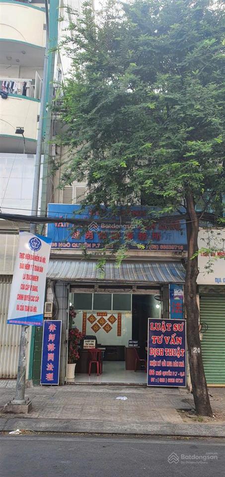 Bán nhà mặt phố mặt tiền đường ngô quyền, liền kề pcc số 2, ubnd p.an đông (q5 cũ), tp.hcm