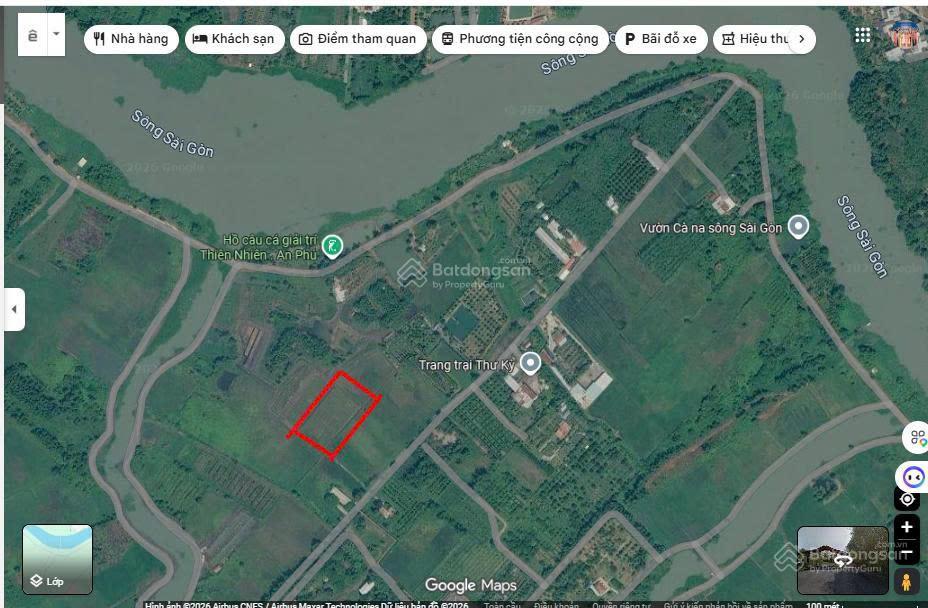 Bán gấp đất nông nghiệp 4095.8m2 tại cây gõ, an phú, củ chi, 799 nghìn/m2, liền kề sông sài gòn